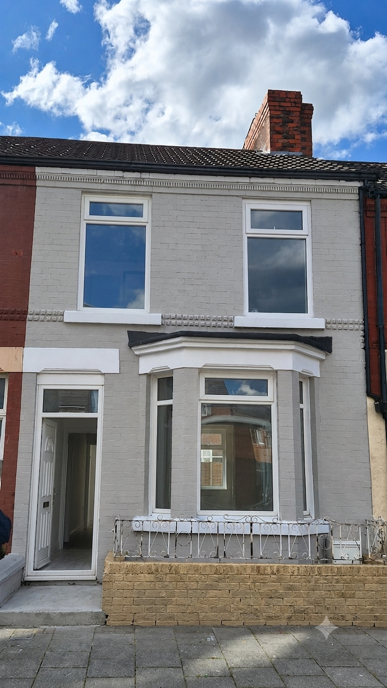 Exterior painting before -> after 